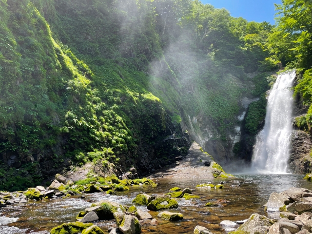 宮城県の風景：秋保大滝
